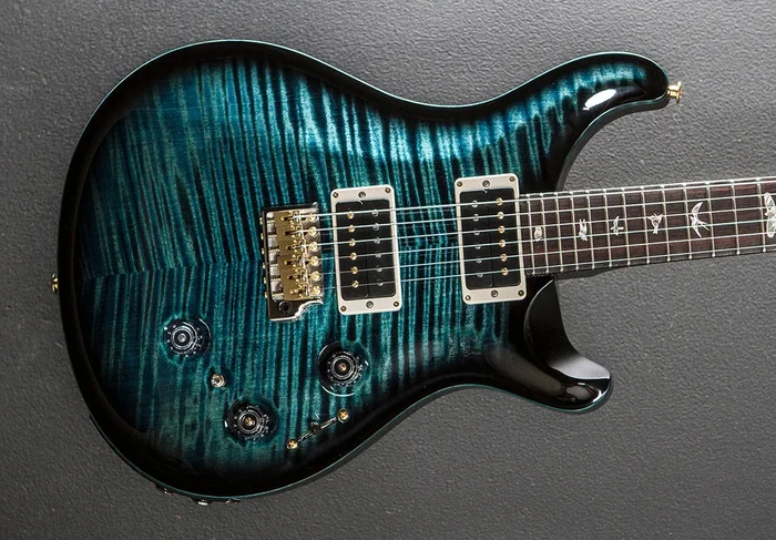 Custom 24 Piezo 10 Top – Cobalt Smokeburst
