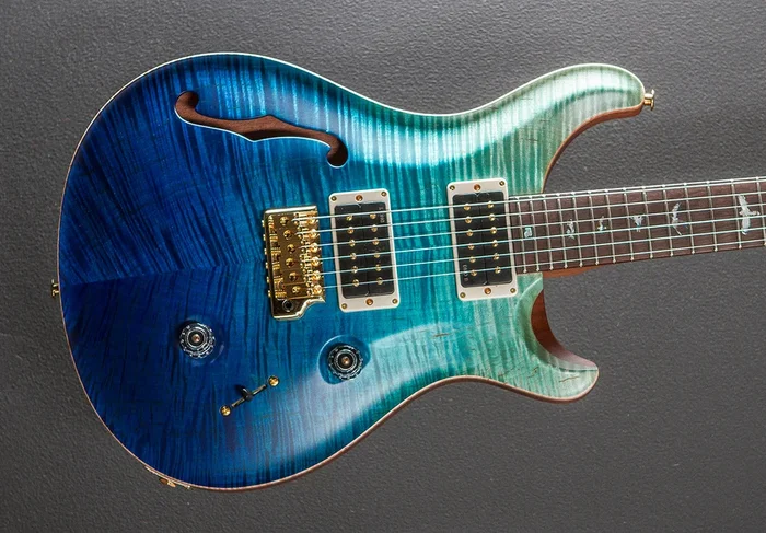 Custom 24 Semi-Hollow Wood Library Limited – Blue Fade w/Brazilian