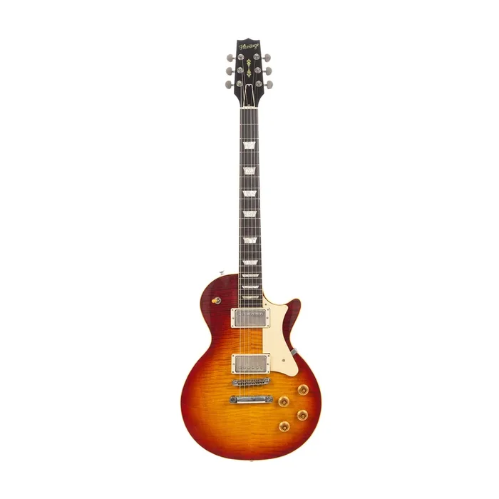 Custom Shop Core Collection H-150 Electric Guitar with Case, Dark Cherry Sunburst, Artisan Aged