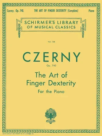 Czerny Op. 740: Art of Finger Dexterity for the Piano Complete