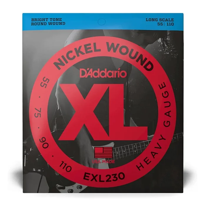 D’Addario – EXL230 – Bass XL 55 – 110 Long Scale – Bass Strings