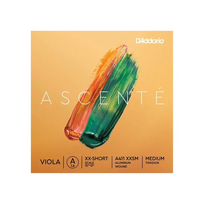 D’Addario Ascenté Viola A String, Extra-Extra-Short Scale, Medium Tensio