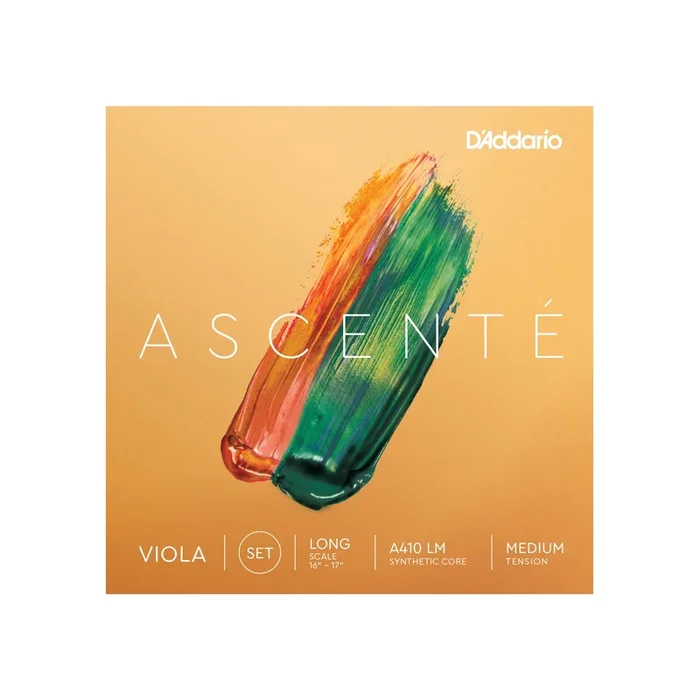 D’Addario Ascenté Viola String Set, Long Scale, Medium Tension