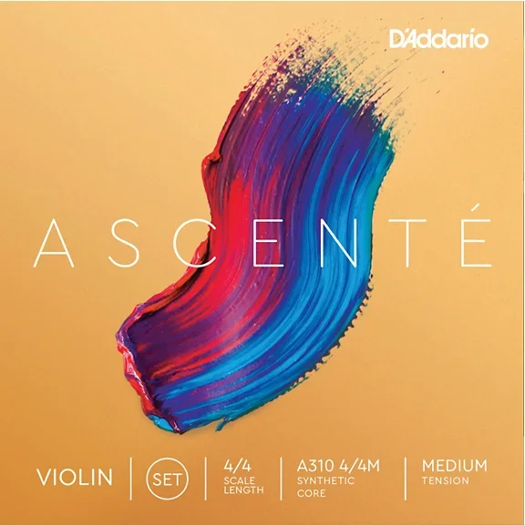 D’addario Ascenté Violin 4/4 Set Med Tension – A31044M