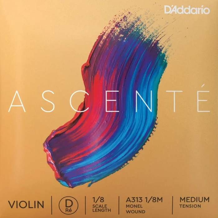 D’Addario Ascente Violin D String 1/8