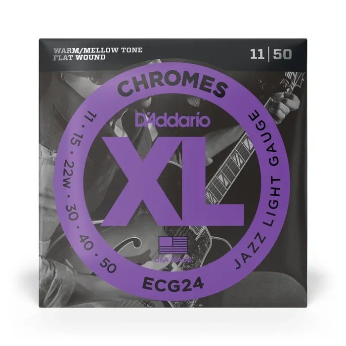 D’Addario ECG24 11-50 Jazz Light, XL Chromes