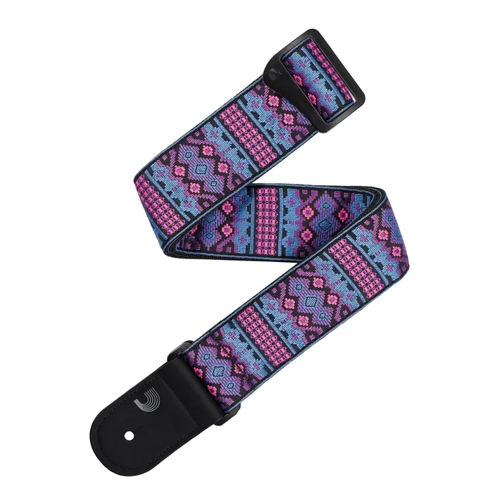 D’Addario Eco-Comfort Outrun Woven Guitar Strap, Aztec