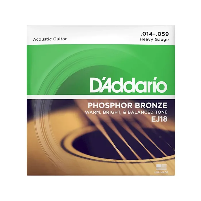 D’Addario EJ18 Acoustic Phosphor Bronze Heavy 14-59