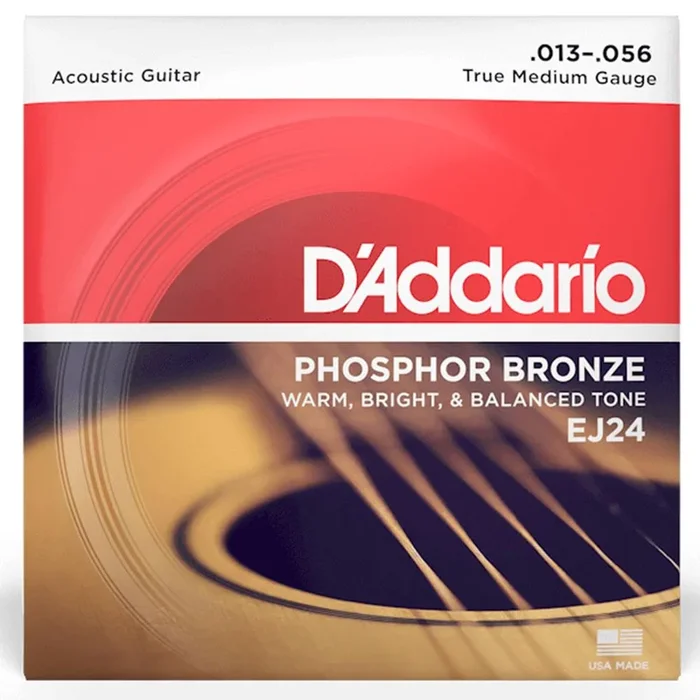 D’Addario EJ24 Phosphor Bronze Medium Acoustic Guitar String Set