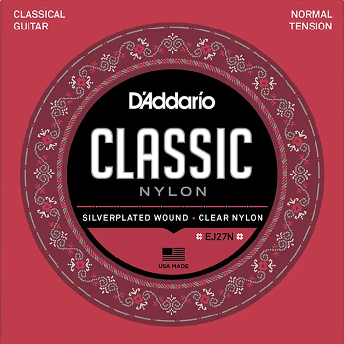 D’Addario EJ27N Student Nylon Classical Guitar String Set, Normal