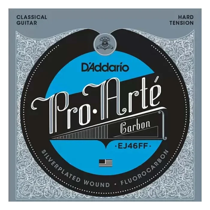 D’Addario EJ46FF ProArte Carbon Classical Guitar Strings, Hard Tension