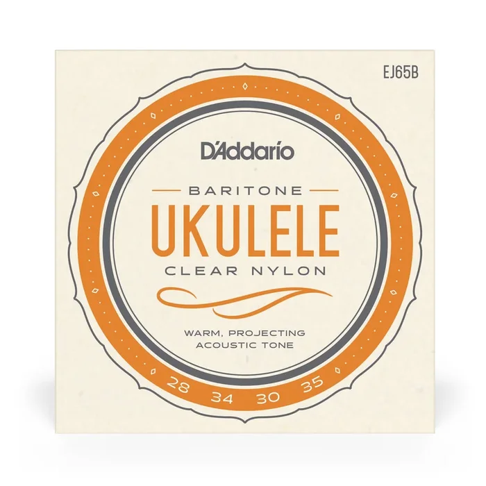 D’Addario EJ65B Baritone, Pro-Arte Custom Extruded Nylon, Ukulele