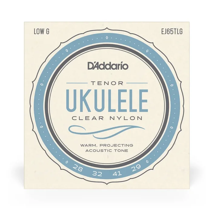 D’Addario EJ65TLG Tenor Low G, Pro-Arte Custom Extruded Nylon, Ukulele