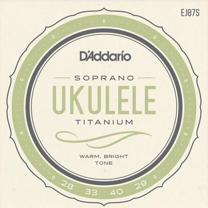 D’Addario EJ87S Titanium Soprano Ukulele String Set