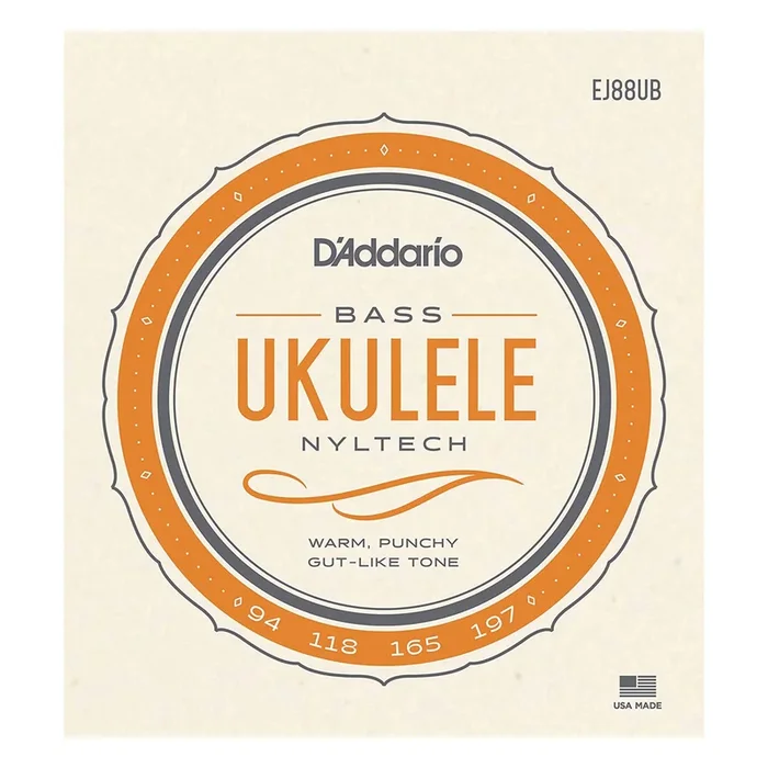 D’Addario EJ88UB Nyltech Ukulele Strings, Bass