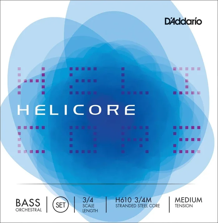 D’Addario Helicore Double Bass String Set 3/4 Orchestral