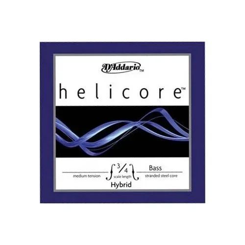 D’Addario Helicore Hybrid 3/4 low C bass string (extended E), medium, USA