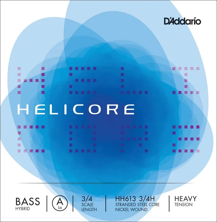 D’Addario Helicore Hybrid Bass Single A String, 3/4 Scale, Heavy Tension