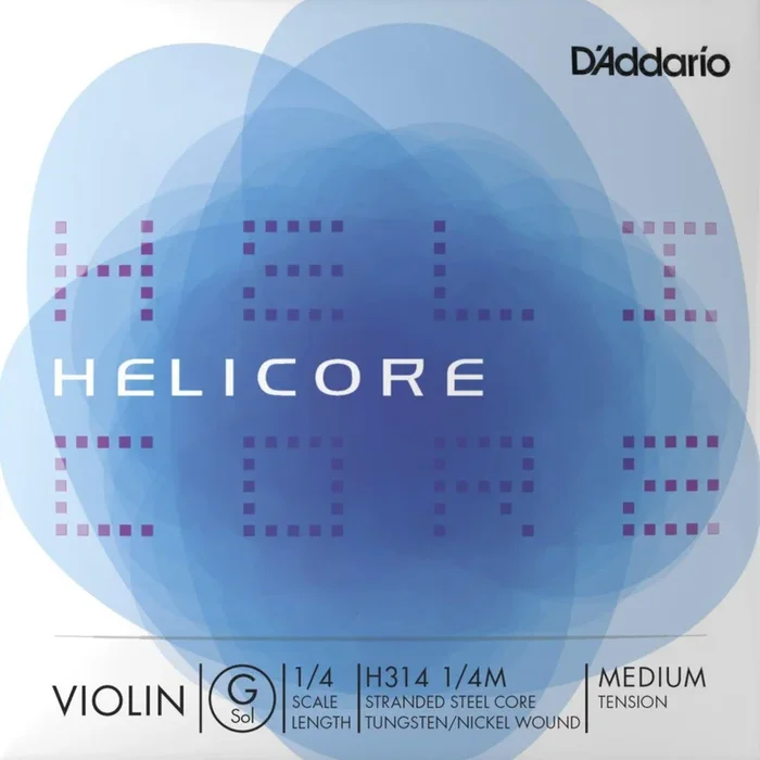 D’Addario Helicore Violin G String 1/4