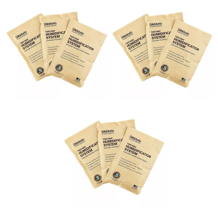 D’Addario Humidipak Standard Replacement 9-Pack Bundle