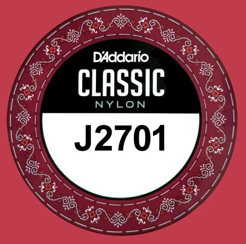 D’Addario J2701 Classic Nylon Normal Tension, 1st string e .028