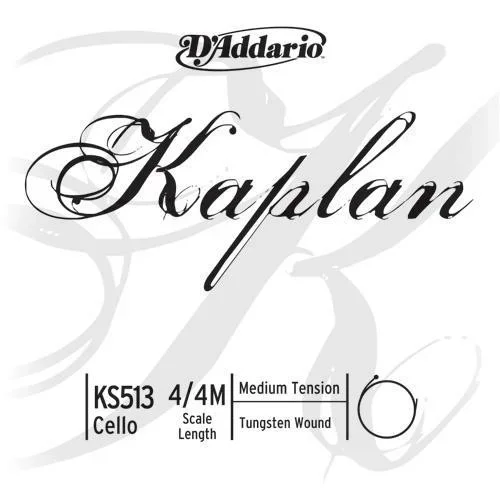 D’Addario KAPLAN 4/4 cello tungsten G string, medium