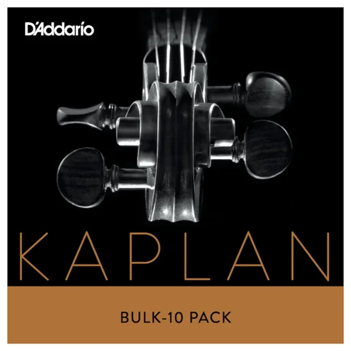 D’Addario Kaplan Violin Gold-Plated Ball End Single E String 4/4 Med Bulk 10Pack