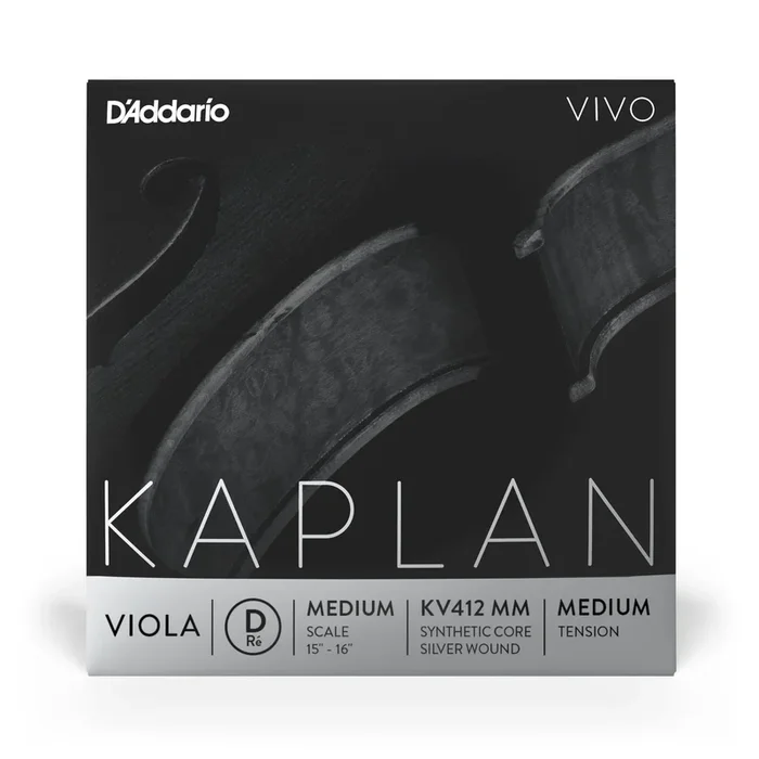 D’Addario Kaplan Vivo Viola D String, Medium Scale, Medium Tension
