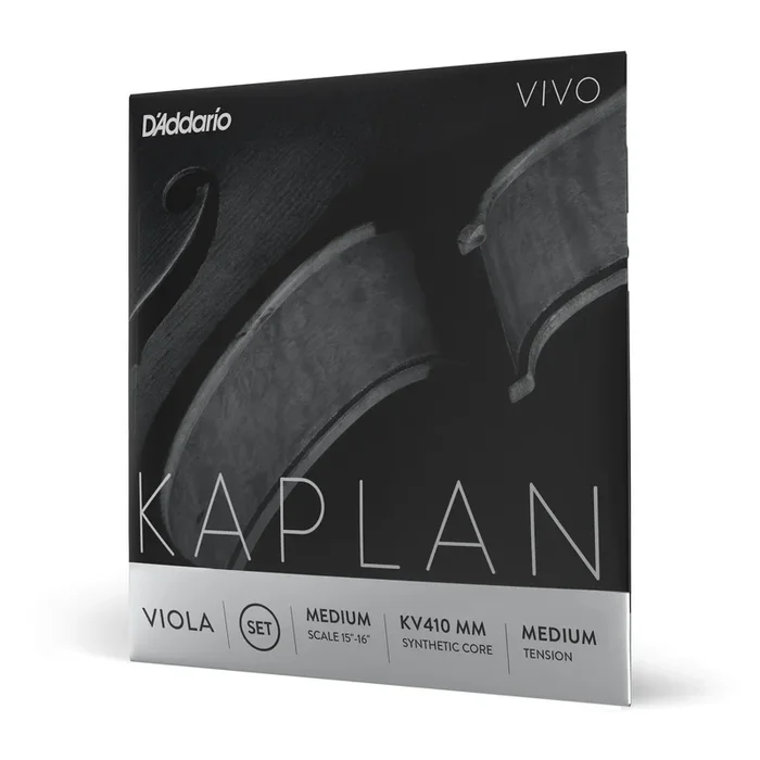 D’Addario Kaplan Vivo Viola String Set, Medium Scale, Medium Tension