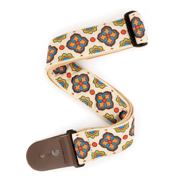 D’Addario Latin Tile Art Guitar Strap, Traditional