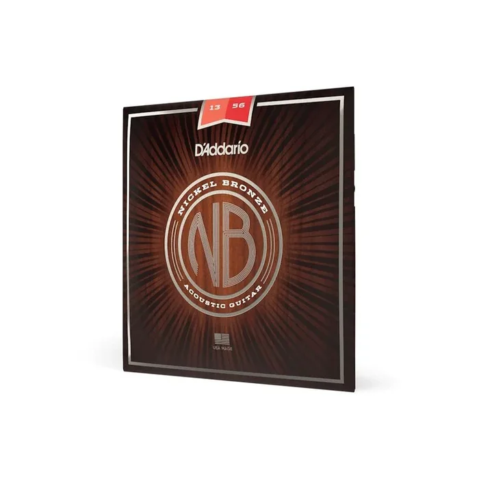 D’Addario NB1356 Nickel Bronze Medium Acoustic Guitar String Set