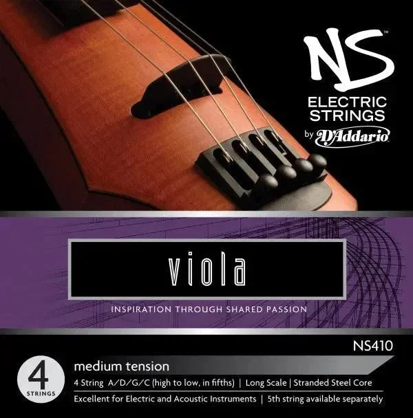 D’Addario NS Electric Viola String Set