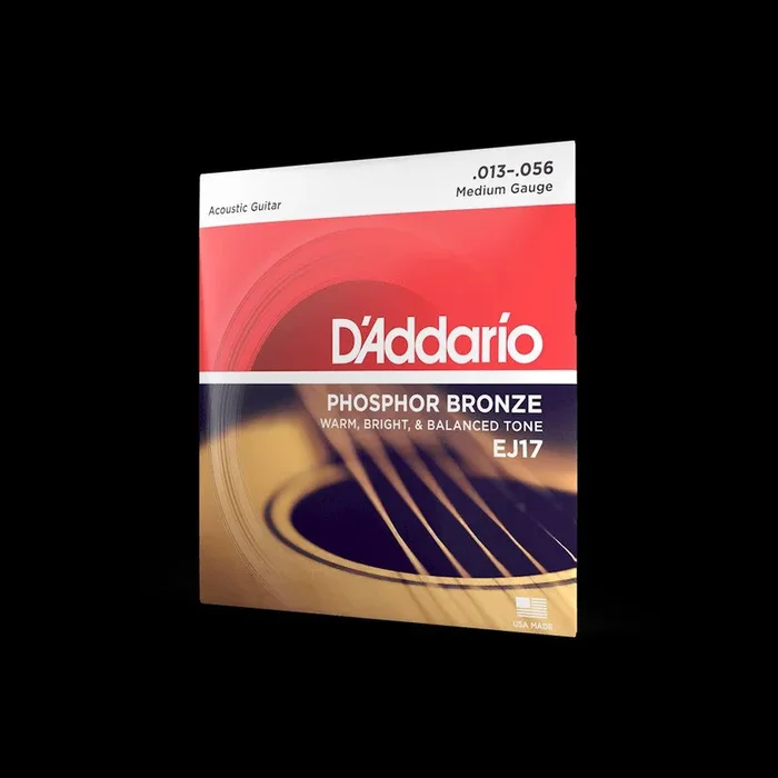 D’Addario Phosphor Bronze Acoustic Guitar Strings | Medium | 13-56