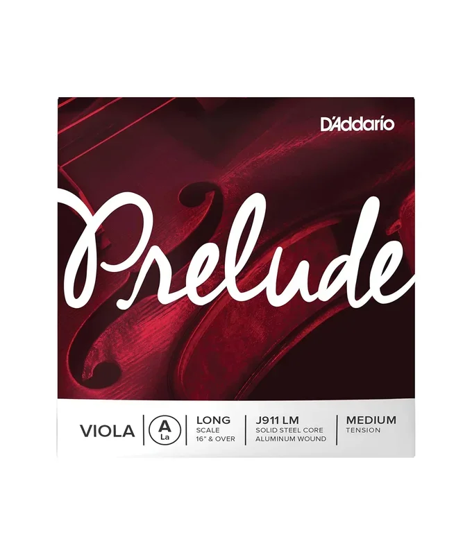 D’Addario Prelude J911LM Single A Viola String, Long Scale, Medium Tension