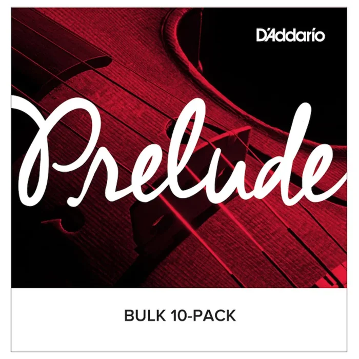D’Addario Prelude Violin Single E String, 4/4 Scale, Medium, Bulk 10-Pack