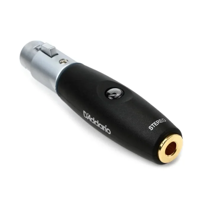 D’Addario PW-P047BB XLR Female to 1/4″ Female Balanced Adapter