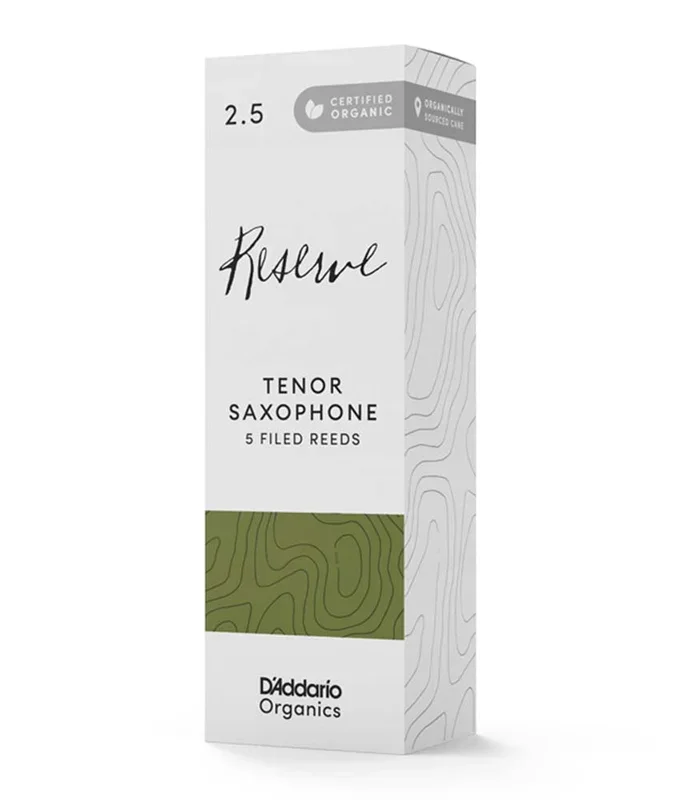 D’Addario Reserve 2.5 Tenor Saxophone Reeds – Box of 5