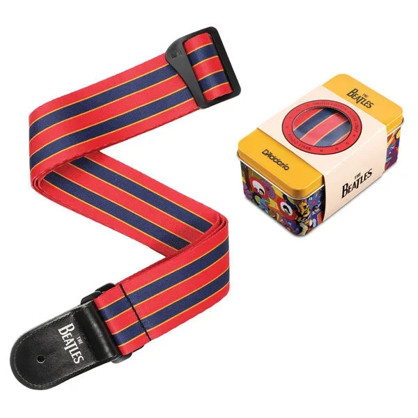 D’Addario Ringo Starr Yellow Submarine 50th Anniversary Guitar Strap Tin