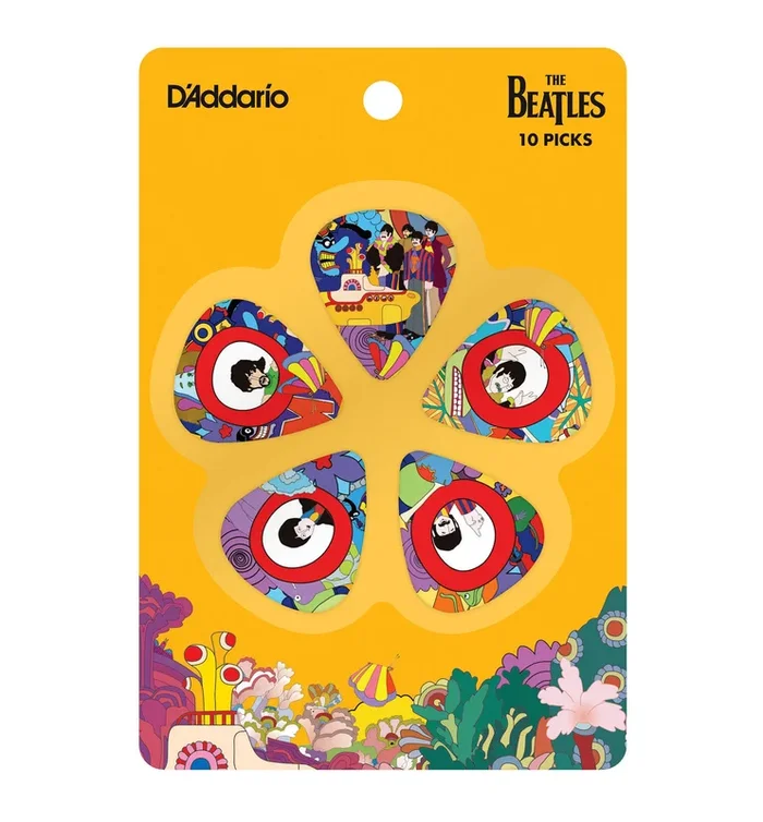 D’Addario The Beatles Yellow Submarine 10 Light Picks