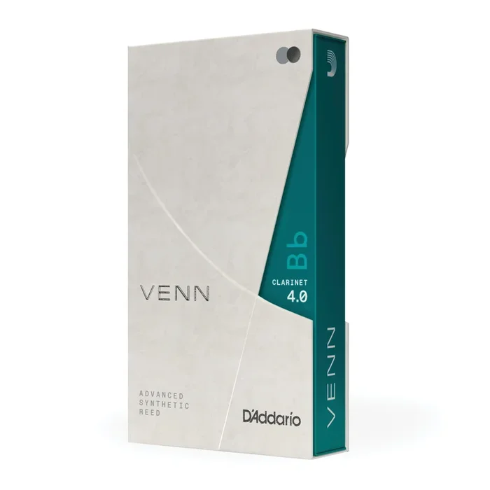 D’Addario VENN Bb Clarinet Reed, G2, Strength 4.0, 1-Pack