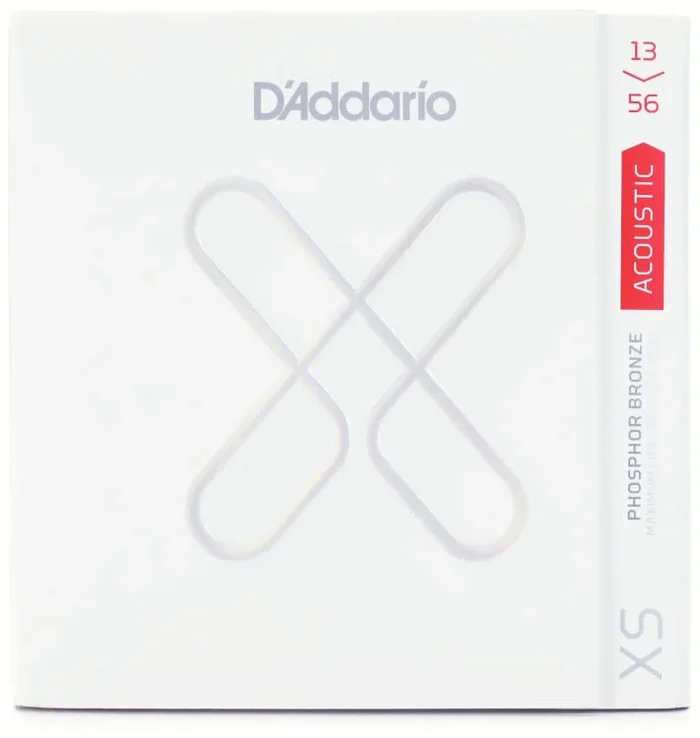 D’Addario XSAPB1356 Phosphor Bronze Coated Acoustic Guitar Strings – .013-.056 Medium 019954337575