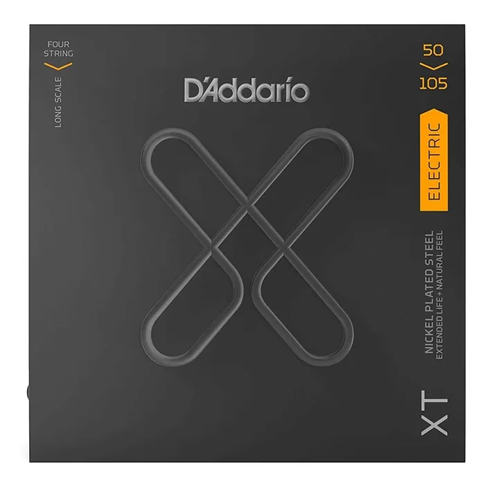 D’Addario XT Nickel Plated Steel Bass Guitar Strings (Long Scale, 50-105)