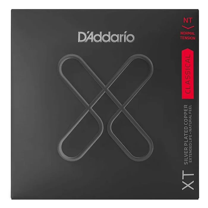 D’Addario XT Silver Plated Copper Classical Guitar Strings Medium Tension XTC45
