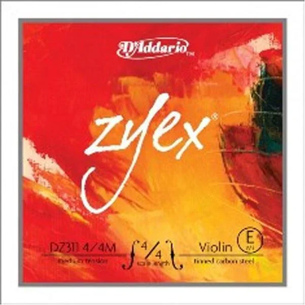 D’Addario Zyex Medium-E Steel DZ311 4/4M Violin String