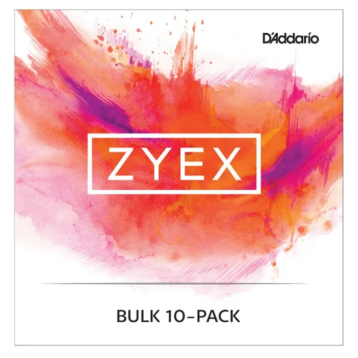 D’Addario Zyex Viola Single A String, Medium Scale, Medium, Bulk 10-Pack