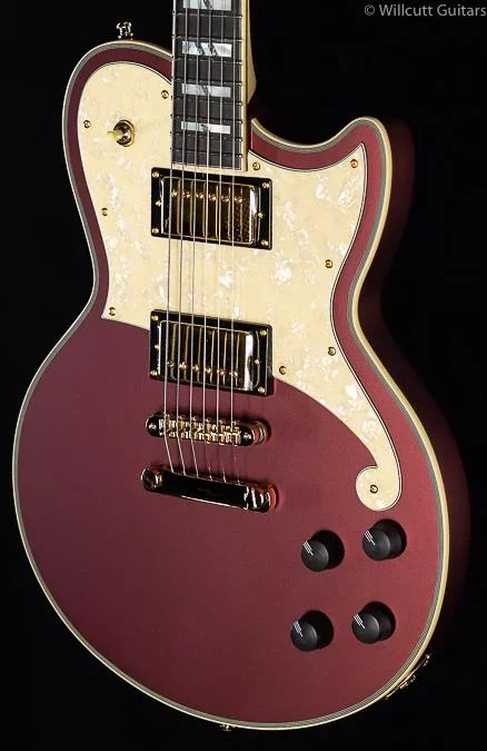 D’Angelico Deluxe Atlantic Limited Edition Matte Wine (591)
