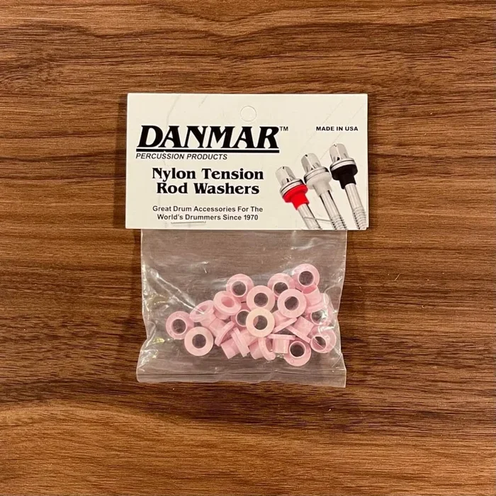 Danmar 20 Pack Nylon Tension Rod Washers Pink