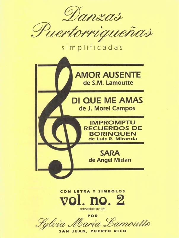 Danzas Puertorriqueñas Simplificadas Vol 2 – Sylvia Lamoutte