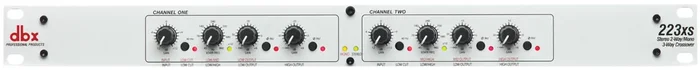 DBX 223XS Stereo 2-Way, Mono 3-Way Crossover