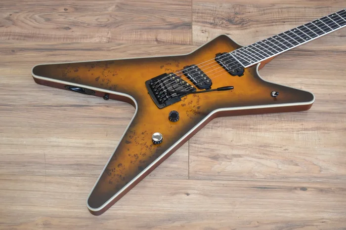 Dean ML SELECT 6 STRING MULTISCALE w/KAHLER 2021 BURLED MAPLE SNBB satin